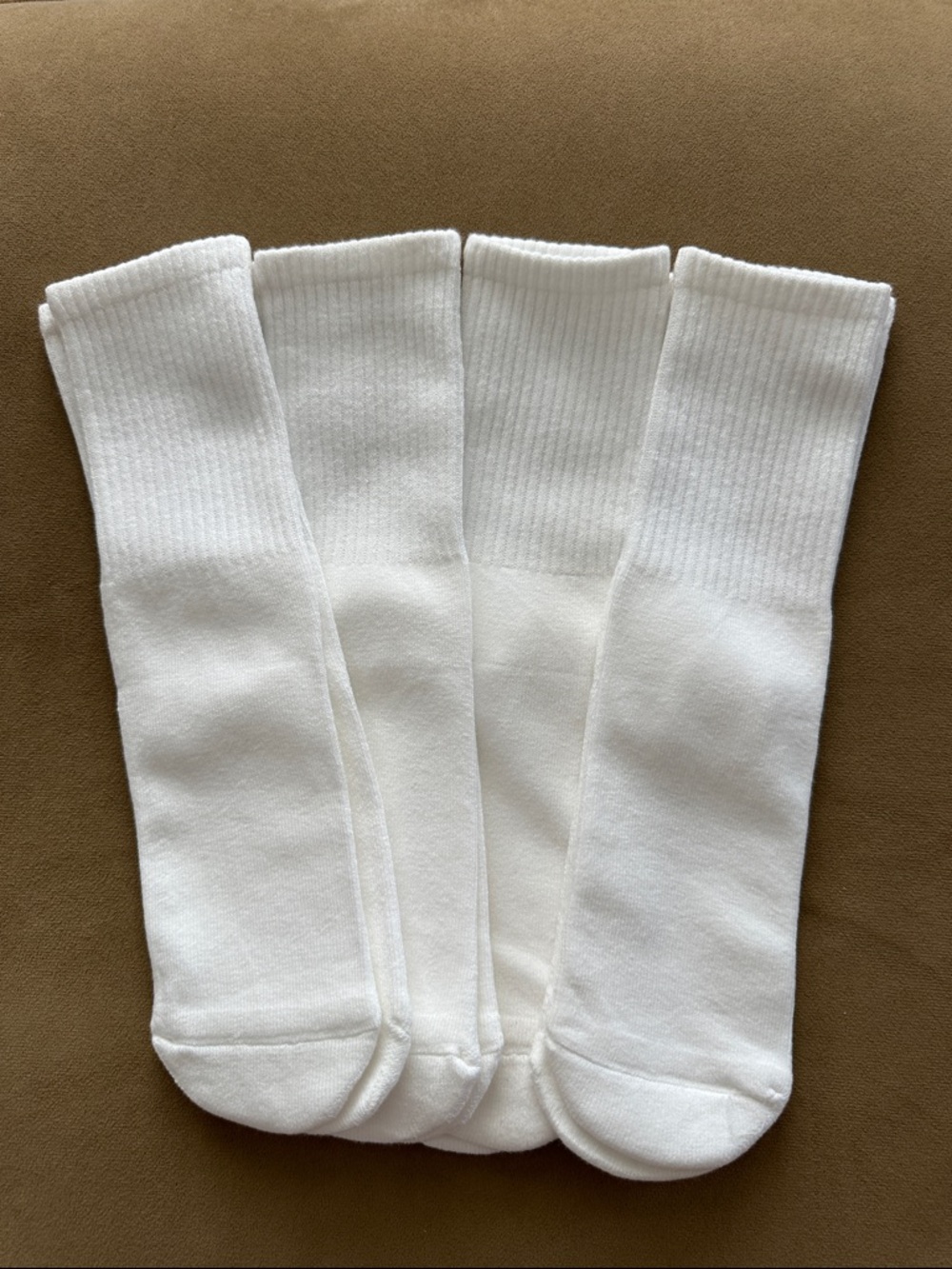 White Crew Socks - Pack of 4